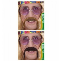 MOUSTACHE 70'S COULEUR ASSORTIES