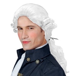 PERRUQUE MARQUIS DUC DONATIEN HOMME BLANCHE