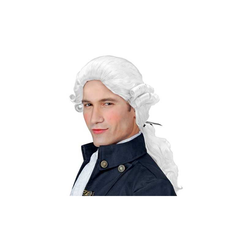 PERRUQUE MARQUIS DUC DONATIEN HOMME BLANCHE