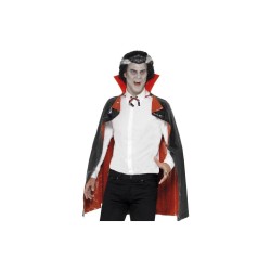 CAPE DE VAMPIRE ROUGE ET NOIR REVERSIBLE ETANCHE