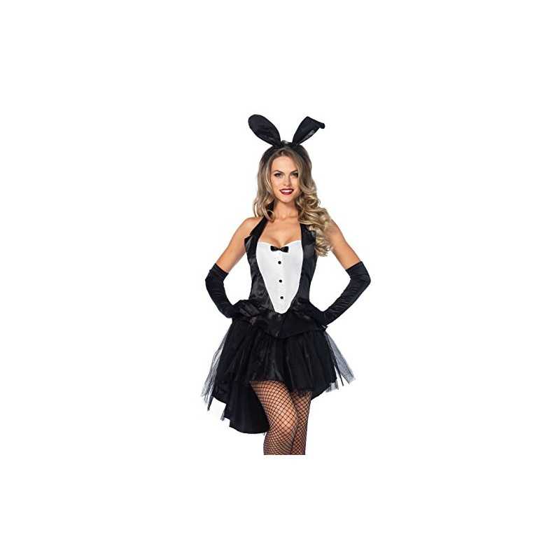DEGUISEMENT FEMME LAPIN NOIR SEXY TAILLE M/L