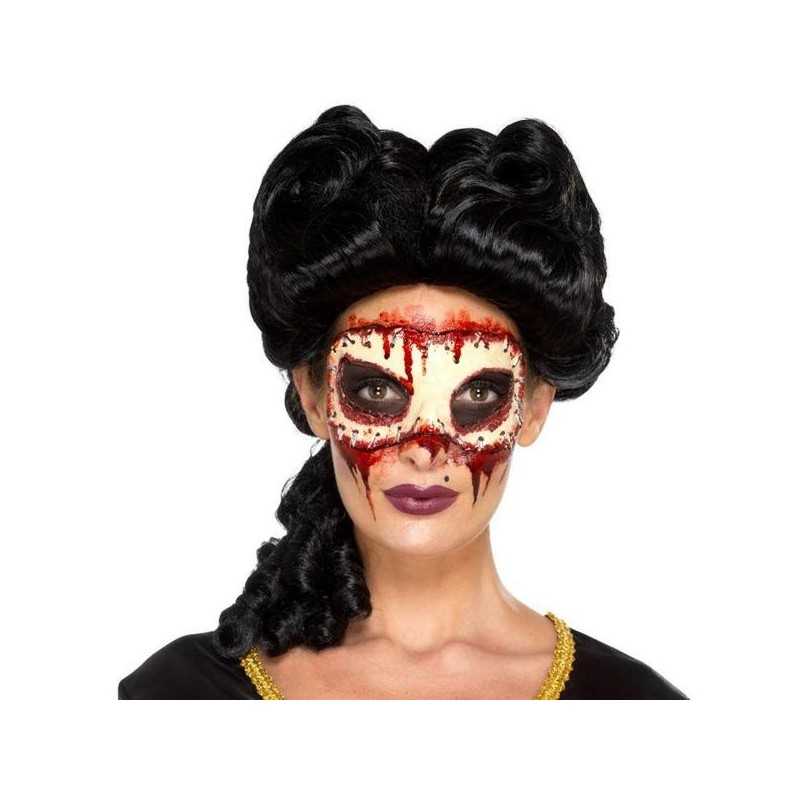 PROTHESE FACIALE DEGUISEMENT CHAIR AVEC ADHESIF