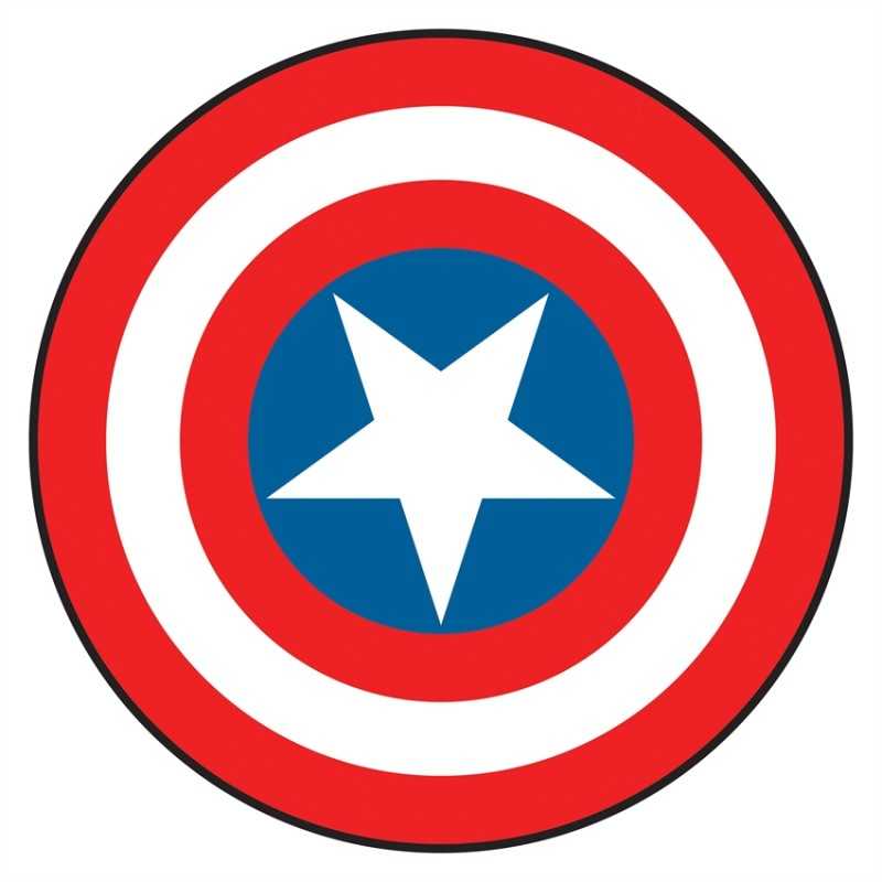 BOUCLIER EN MOUSSE CAPTAIN AMERICA