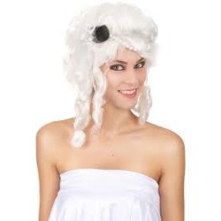 PERRUQUE RENAISSANCE FEMME BLANCHE