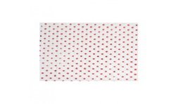 20 SERVIETTES METALLISEES ROUGE 25 X 25 CM