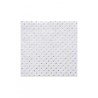 20 SERVIETTES METALLISEES ARGENT 25 X 25 CM