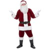 DEGUISEMENT PERE NOEL BORDEAUX VELOUR TAILLE XL