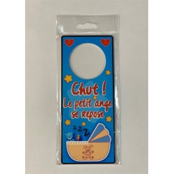 POIGNEE DE PORTE CHUT LE PETIT ANGE SE REPOSE