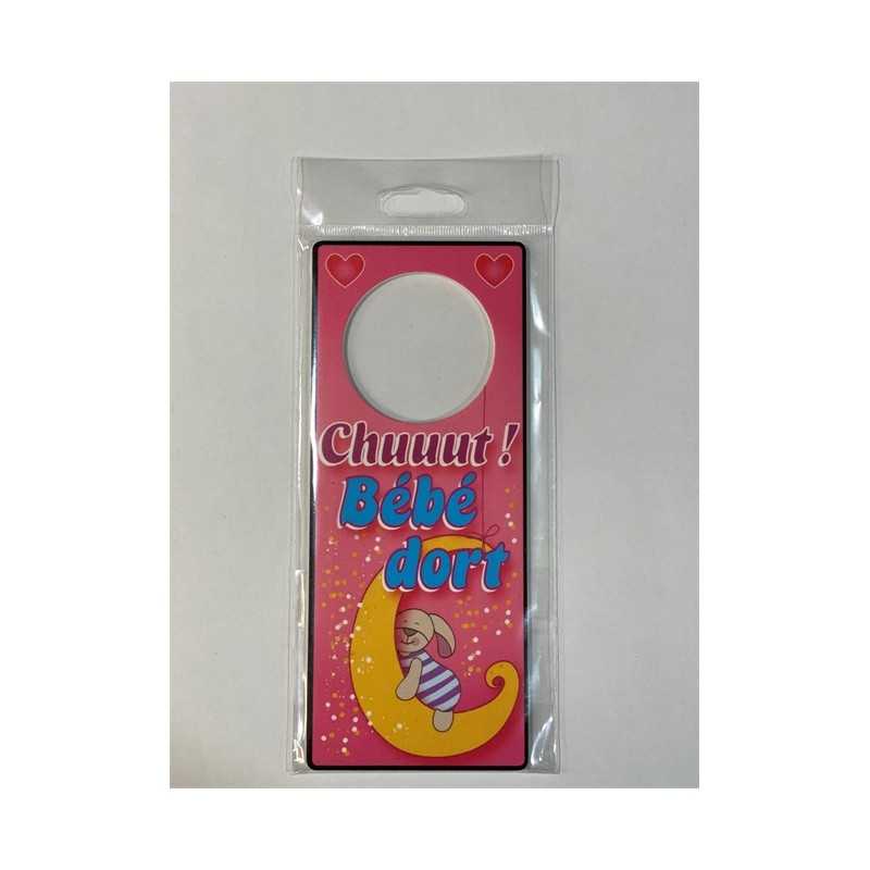 POIGNEE DE PORTE CHUT BEBE DORT
