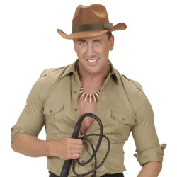 CHAPEAU COW BOY AVENTURIER MARRON