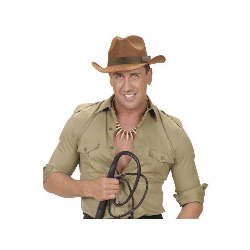 CHAPEAU COW BOY AVENTURIER MARRON
