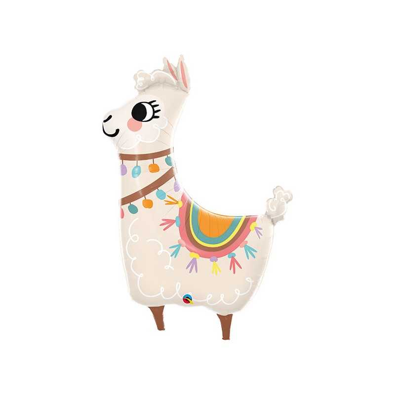 BALLON METALLIQUE LAMA 114 CM