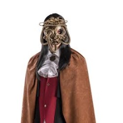 MASQUE GAZ STEAMPUNK OR