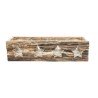 PORTE 4 BOUGIES BOIS ETOILES 