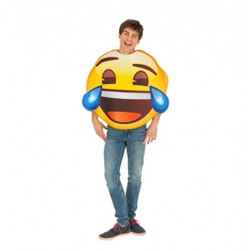 DEGUISEMENT EMOJI FOU RIRE TAILLE UNIQUE