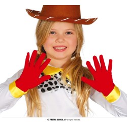 GANTS COURTS ROUGE ENFANT TAILLE UNIQUE