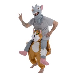 DEGUISEMENT DE SOURIS PORTEE PAR UN CHAT ADULTE