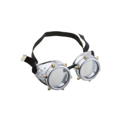 LUNETTES STEAMPUNK ARGENT