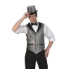 DEGUISEMENT GILET HOMME DISCO ARGENT TAILLE 48-50