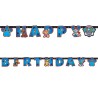 GUIRLANDE LETTRE EN PAPIER PAT PATROUILLE HAPPY BIRTHDAY 240 CM