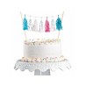 DECORATION POUR GATEAU POMPOM SIRENE
