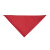 BANDANA TISSU CARRE UNI ROUGE FERIA