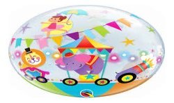 BALLON BUBBLES ANIMAUX CIRQUE PARADE 56 CM 