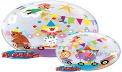 BALLON BUBBLES ANIMAUX CIRQUE PARADE 56 CM 