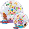 BALLON BUBBLES ANIMAUX CIRQUE PARADE 56 CM