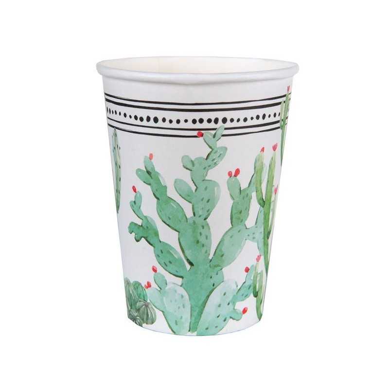 10 GOBELETS CACTUS 