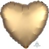 BALLON METALLIQUE COEUR SATIN OR 43CM
