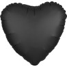 BALLON METALLIQUE COEUR SATIN ONYX 43 CM