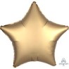 BALLON METALLIQUE ETOILE SATIN OR 43 CM