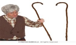 CANNE DE GRAND-MERE EN BOIS 90 CM