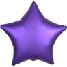 BALLON METALLIQUE ETOILE SATIN VIOLET ROYAL 43 CM