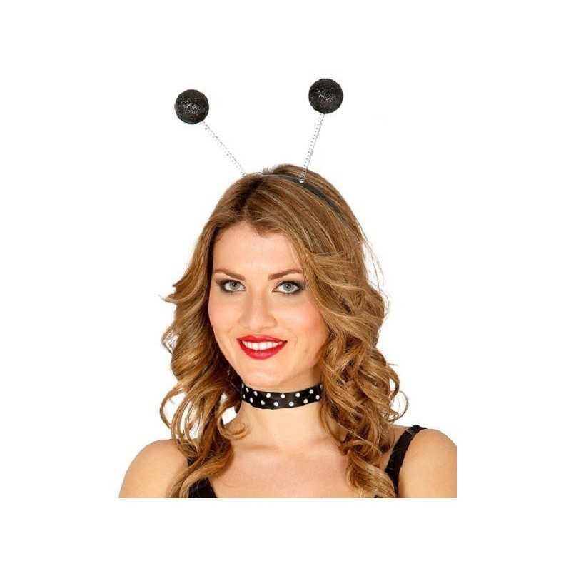 SERRE-TETE BOULES PAILLETTE NOIRES