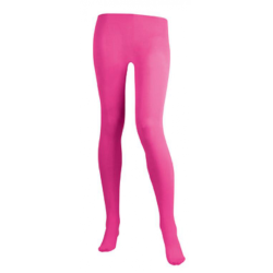 COLLANTS ROSES FLUO TAILLE ADOS