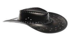 CHAPEAU COW BOY WESTERN SIMILI CUIR
