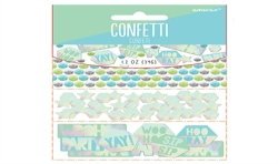 CONFETTIS DE TABLE MENTHE ET TURQUOISE
