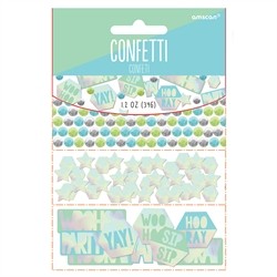 CONFETTIS DE TABLE MENTHE ET TURQUOISE