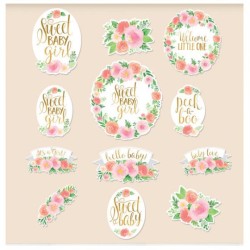 DECORATION MURALE SWEET BABY GIRL