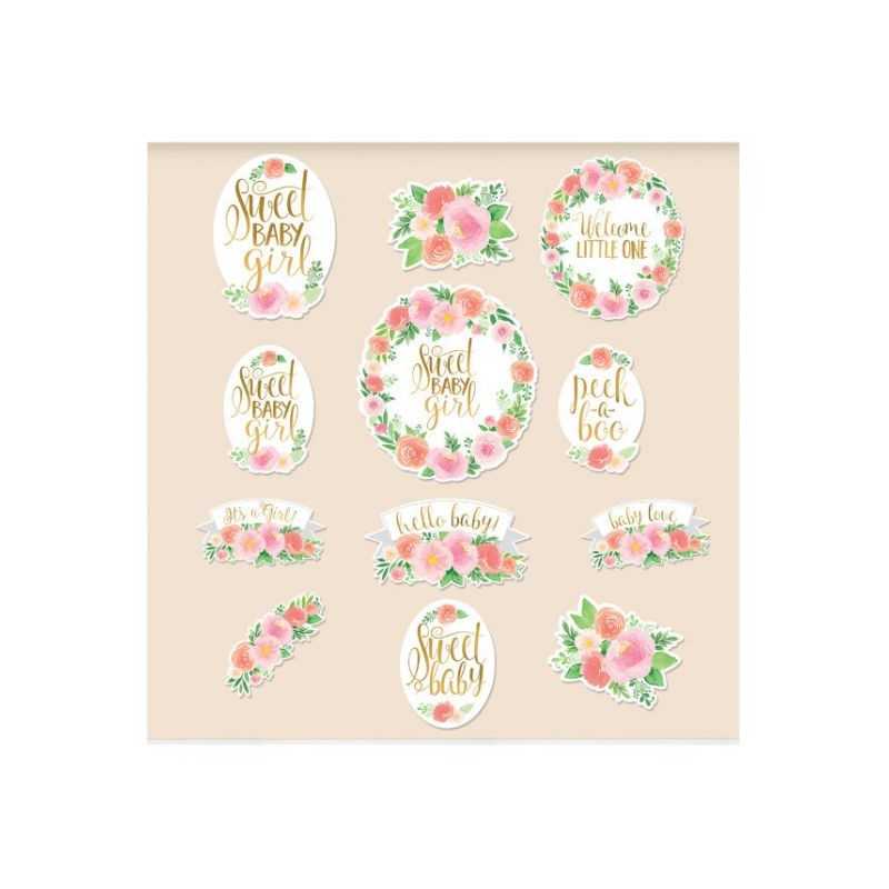DECORATION MURALE SWEET BABY GIRL 