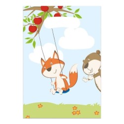 8 SACS CADEAUX RENARD ET MARMOTTE