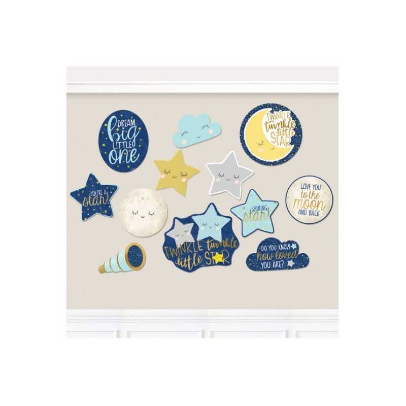 12 IMAGES DECOUPEES LITTLE STAR