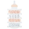 SACHET DE 4 RUBANS BABY CORAIL