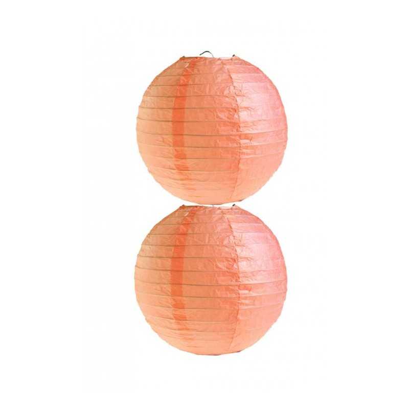 2 LANTERNES CORAIL 20 CM 
