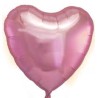 BALLON METALLIQUE COEUR ROSE PALE 46 CM 18 "