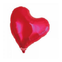 BALLON METALLIQUE COEUR SWEET ROUGE 63 CM 25"