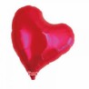 BALLON METALLIQUE COEUR SWEET ROUGE 63 CM 25"