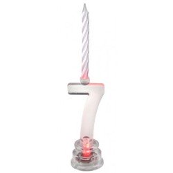 BOUGIE LED CHIFFRE 7